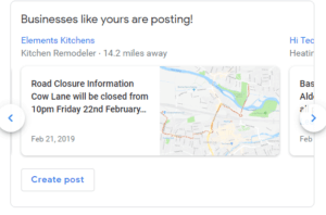 google post directions