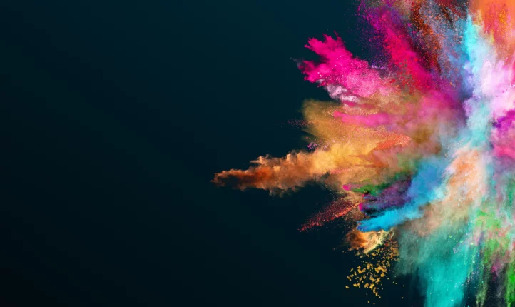 Explosion of colours